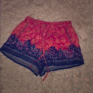 NWT Free People Tribal Print Shorts Size L
